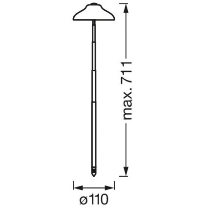 Ledvance - Lámpara LED de interior para plantas GARDEN LIGHT LED/5W/5V