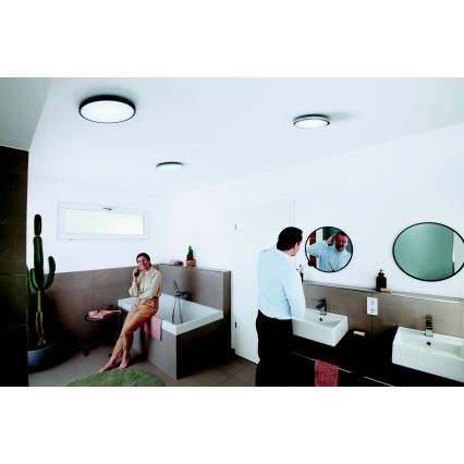 Ledvance - Lámpara de baño regulable SMART+ DISC LED/18W/230V 3000-6500K Wi-Fi IP44