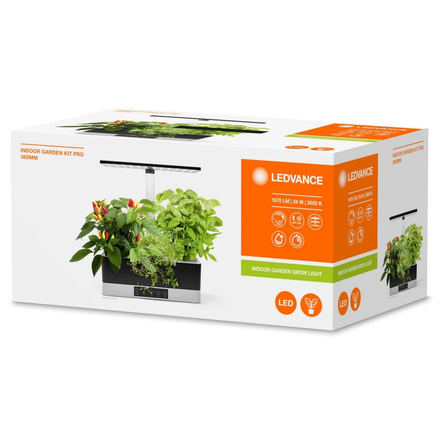 Ledvance - Lámpara LED regulable para plantas de interior GARDEN KIT LED/24W/230V