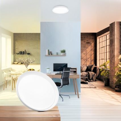 Ledvance - Lámpara de techo LED regulable SUN@HOME ORBIS LED/26W/230V 2200-5000K CRI 95 Wi-Fi