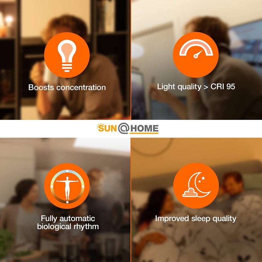 Ledvance - Lámpara de pie LED regulable SUN@HOME LED/36W/230V 2200-5000K CRI 95 Wi-Fi