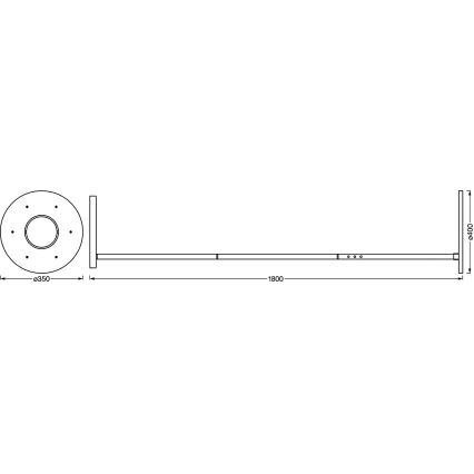 Ledvance - Lámpara de pie LED regulable SUN@HOME LED/36W/230V 2200-5000K CRI 95 Wi-Fi