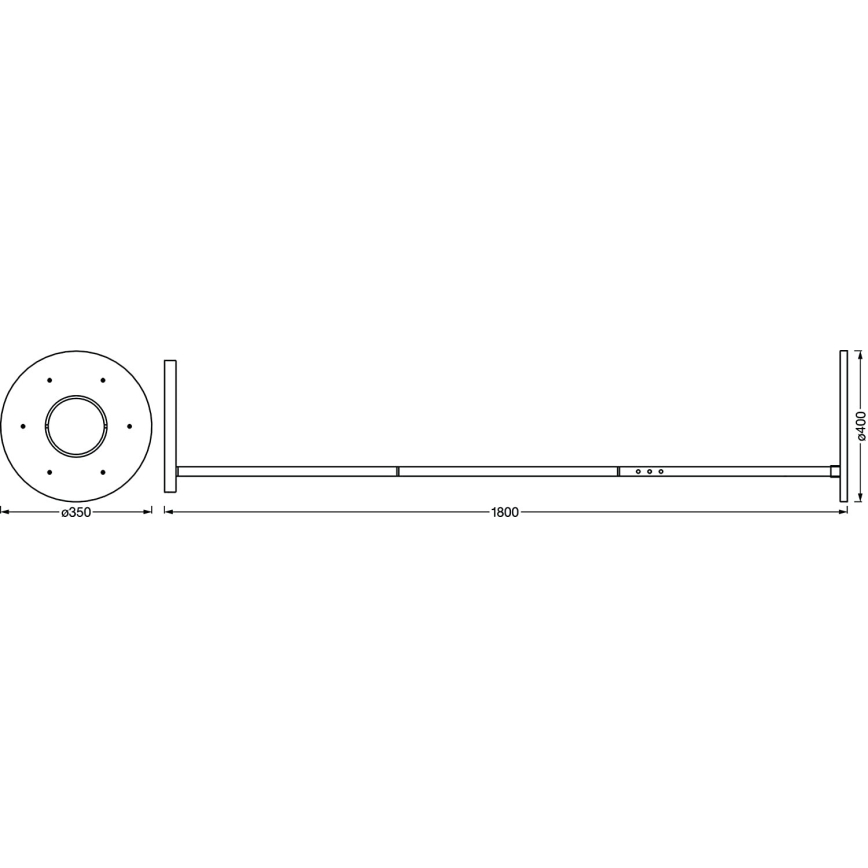 Ledvance - Lámpara de pie LED regulable SUN@HOME LED/36W/230V 2200-5000K CRI 95 Wi-Fi