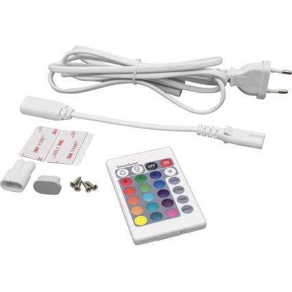 Ledvance - Lámpara LED RGB regulable para debajo de muebles SLIM LED/4W/230V + mando a distancia