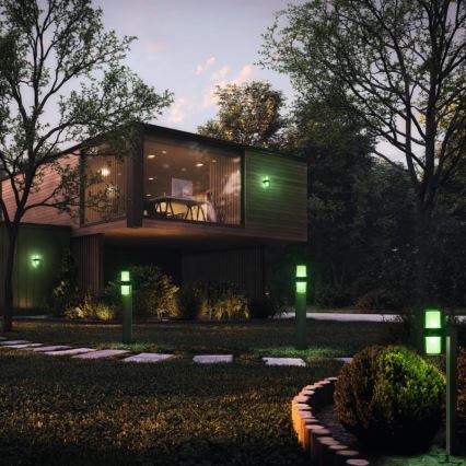 Ledvance - Lámpara LED RGBW regulable para exteriores CASCADE 2xLED/7W/230V IP44 Wi-Fi