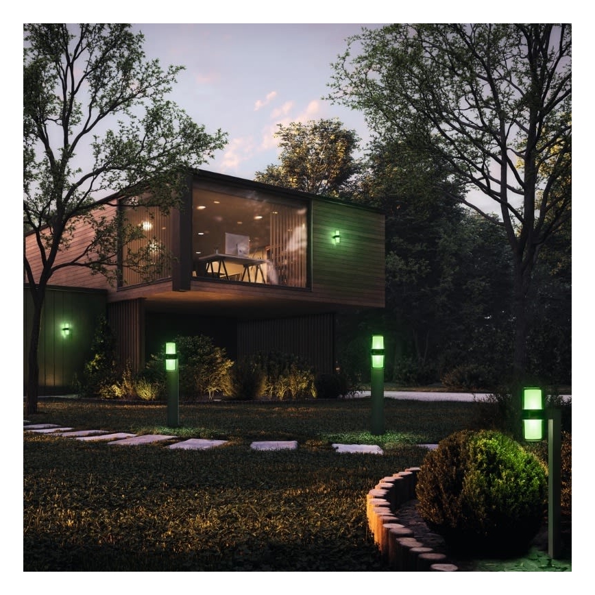 Ledvance - Lámpara LED RGBW regulable para exteriores CASCADE 2xLED/7W/230V IP44 Wi-Fi