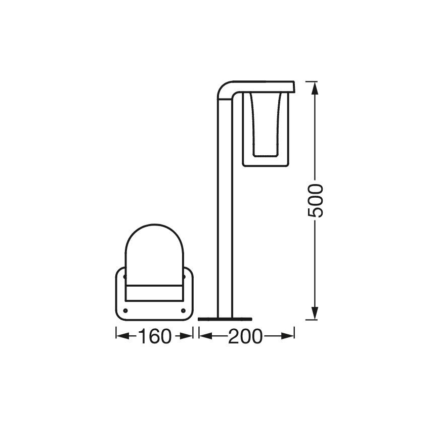 Ledvance - Lámpara LED RGBW regulable para exteriores CASCADE LED/10W/230V IP44 Wi-Fi