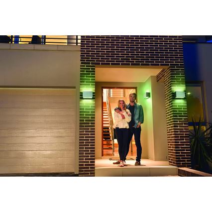 Ledvance - Aplique LED RGBW regulable para exteriores SMART+ BRICK LED/14W/230V Wi-Fi IP44