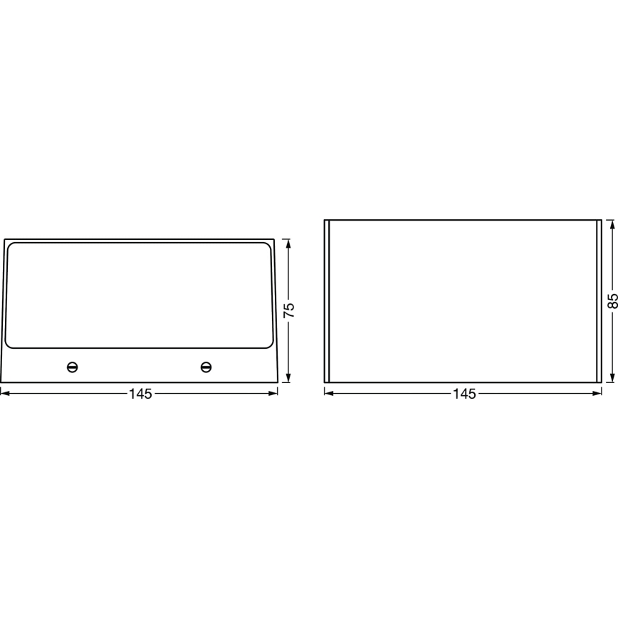 Ledvance - Aplique LED RGBW regulable para exteriores SMART+ BRICK LED/14W/230V Wi-Fi IP44