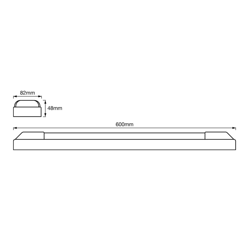 Ledvance - Lámpara LED Underline POWER BATTEN 2xLED/12W/230V 4000K