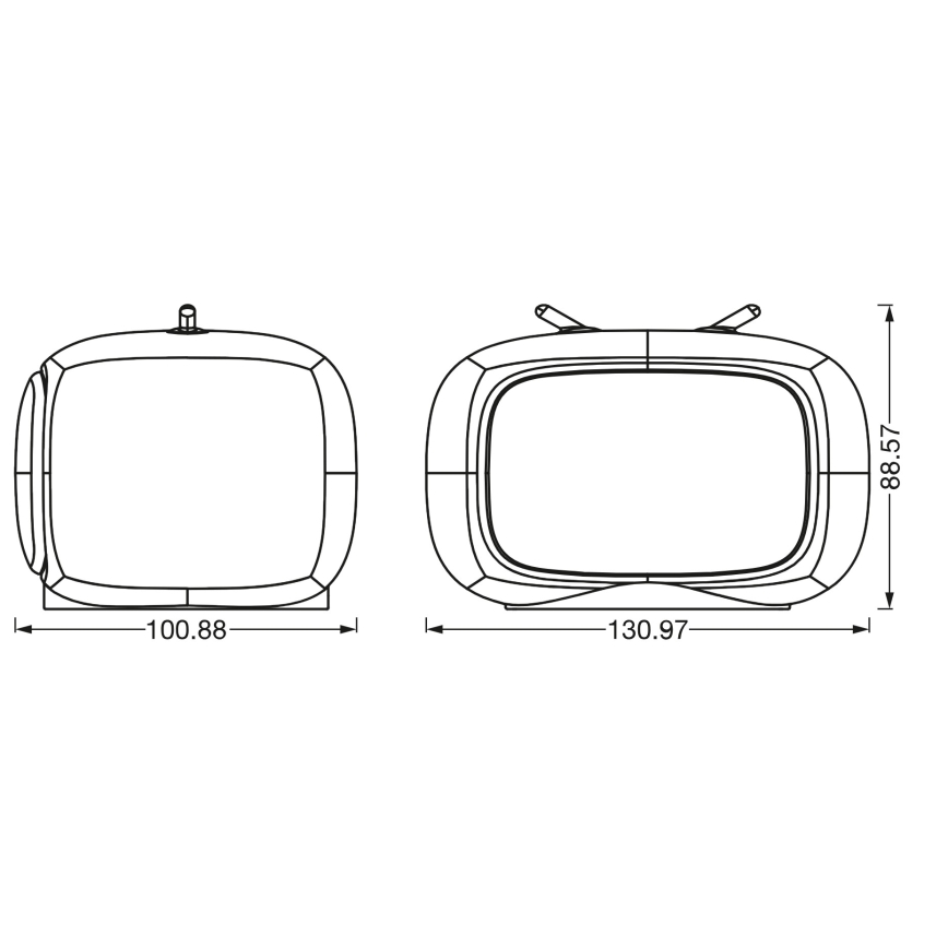 Ledvance - Lámpara nocturna infantil LED RGBW táctil TOUCH, 2,5 W/5 V