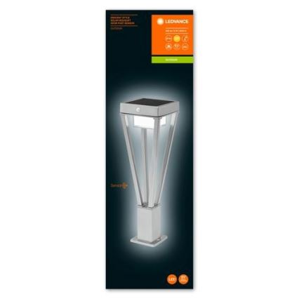 Ledvance - Lámpara solar LED exterior con sensor BOUQUET LED/6W/3,7V 2200 mAh IP44