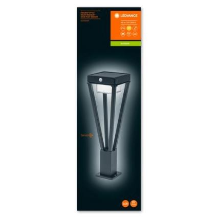 Ledvance - Lámpara solar LED para exteriores con sensor BOUQUET LED/6W/3,7V 2200 mAh IP44