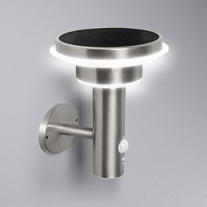 Ledvance - Lámpara solar LED regulable con sensor CIRCLE LED/6W/3,2V 2200 mAh IP44