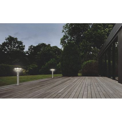 Ledvance - Lámpara solar LED regulable con sensor CIRCLE LED/6W/3,2V 2200 mAh IP44