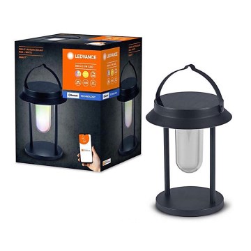Ledvance - Lámpara solar LED RGBW regulable SMART+ TABLE LED/3W/3,7V IP44