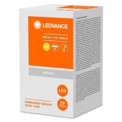 Ledvance - Lámpara técnica LED con sensor SUBMARINE 1xG13/8W/230V IP65