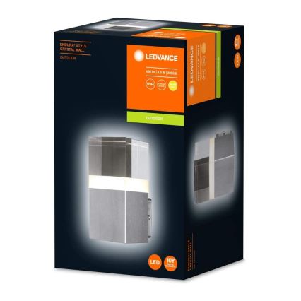 Ledvance - LED Aplique de pared exterior CRYSTAL LED/4,5W/230V IP44