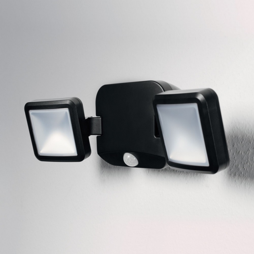 Ledvance - LED Aplique para exterior con sensor BATTERY 2xLED/10W/4xD IP54