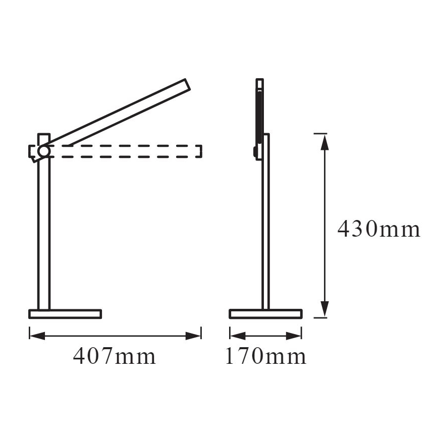 Ledvance - LED Lámpara de mesa regulable PANAN LED/7W/230V
