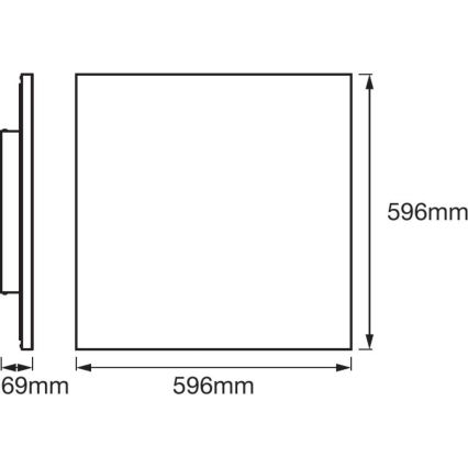 Ledvance - LED Plafón regulable SMART+ FRAMELESS LED/40W/230V 3000K-6500K Wi-Fi