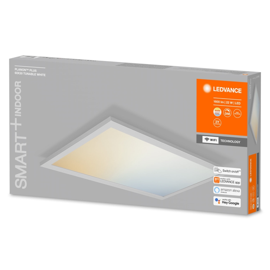 Ledvance - LED Plafón regulable SMART+ PLANON LED/22W/230V Wi-Fi