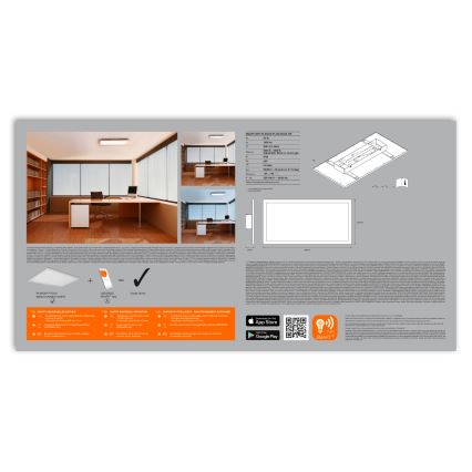 Ledvance - LED Plafón regulable SMART+ PLANON LED/22W/230V Wi-Fi