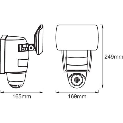 Ledvance - LED Reflector con cámara y sensor SMART+ LED/24W/230V IP44 Wi-Fi