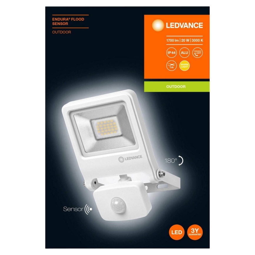 Ledvance - LED Reflector con sensor ENDURA LED/20W/230V IP44