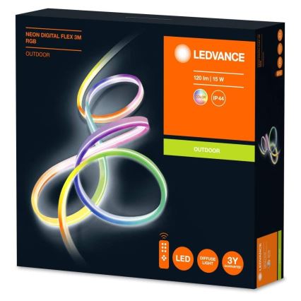 Ledvance - LED RGB Cinta regulable exterior FLEX 3m LED/15W/230V IP44 + control remoto