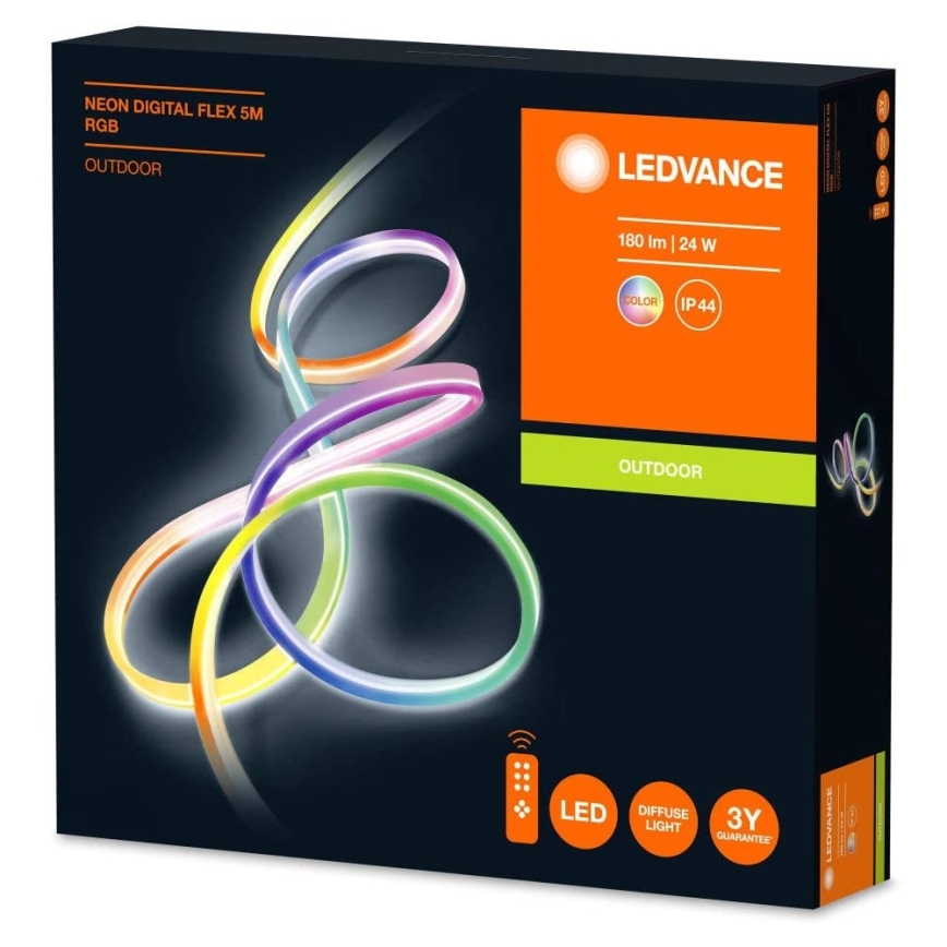 Ledvance - LED RGB Cinta regulable exterior FLEX 5m LED/23W/230V IP44 + control remoto