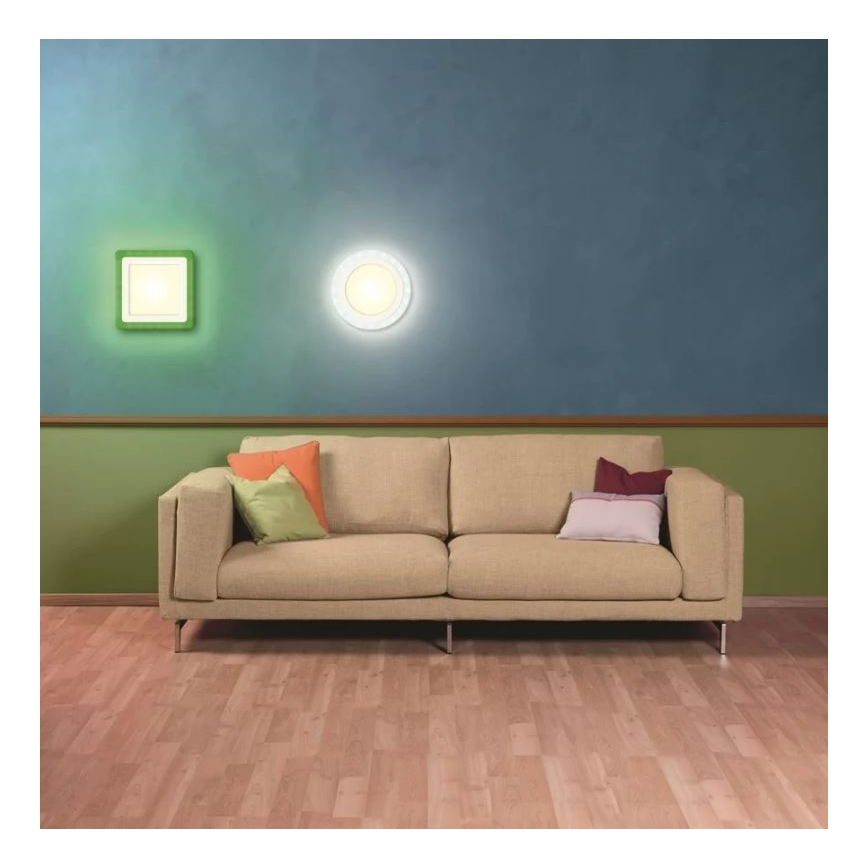 Ledvance - LED RGB Plafón regulable LED/19W/230V + mando a distancia