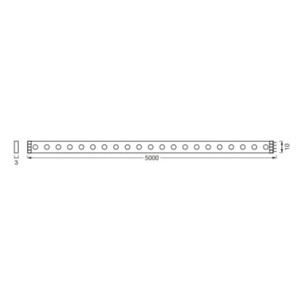 Ledvance - LED RGB Tira regulable FLEX AUDIO 5m LED/20W/230V + control remoto