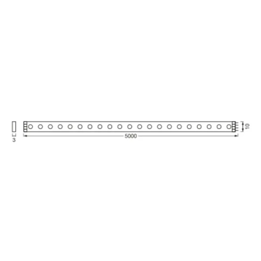 Ledvance - LED RGB Tira regulable FLEX AUDIO 5m LED/20W/230V + control remoto