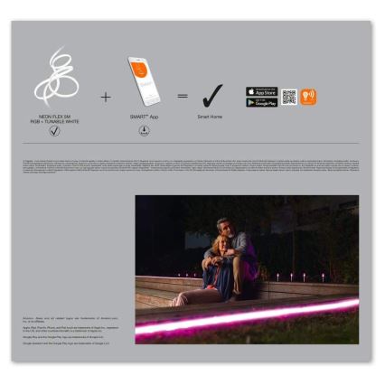Ledvance - LED RGB+TW Cinta exterior SMART+ FLEX 5m LED/20W/230V 2700K-6500K IP44 Wi-Fi