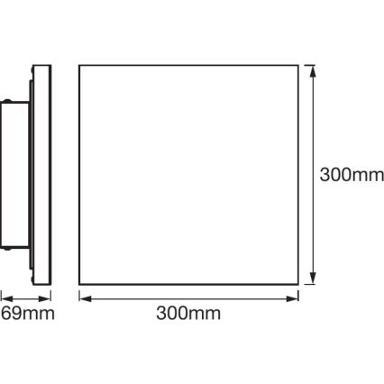 Ledvance - LED RGB+TW Plafón regulable SMART+ FRAMELESS LED/20W/230V 3000K-6500K Wi-Fi