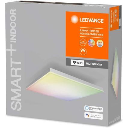 Ledvance - LED RGB+TW Plafón regulable SMART+ FRAMELESS LED/20W/230V 3000K-6500K Wi-Fi