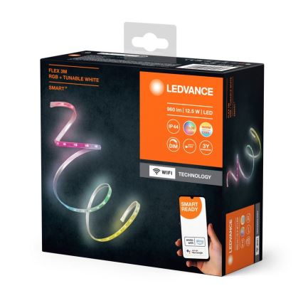 Ledvance - LED RGB+TW Tira regulable para exterior FLEX 3m LED/12,5W/230V 2700-6500K IP44 Wi-Fi