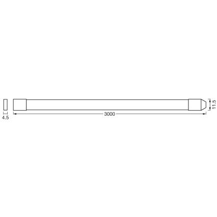 Ledvance - LED RGB+TW Tira regulable para exterior FLEX 3m LED/12,5W/230V 2700-6500K IP44 Wi-Fi