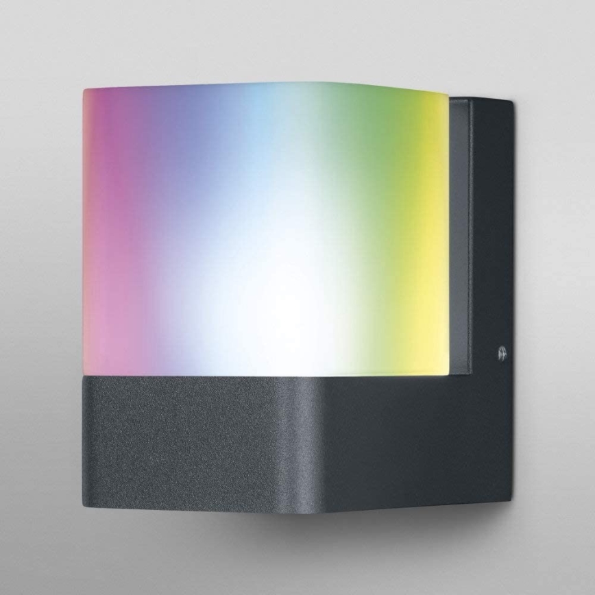 Ledvance - LED RGBW Aplique exterior SMART+ CUBE LED/9,5W/230V IP44 Wi-Fi