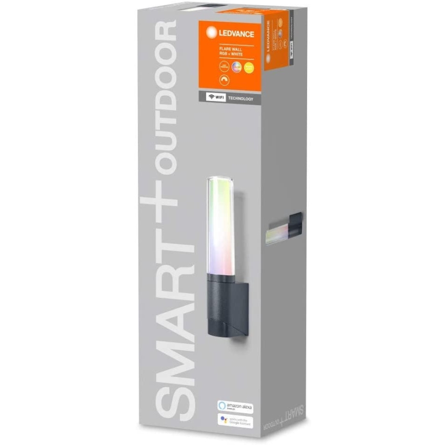 Ledvance - LED RGBW Aplique exterior SMART+ FLARE LED/7,5W/230V IP44 Wi-Fi