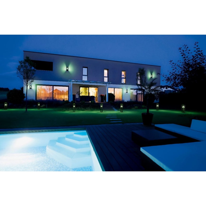 Ledvance - LED RGBW Regulable solar aplique con sensor de movimiento y crepuscular SMART+ ALPS LED/6W/3,7V 2200 mAh 3000K IP44