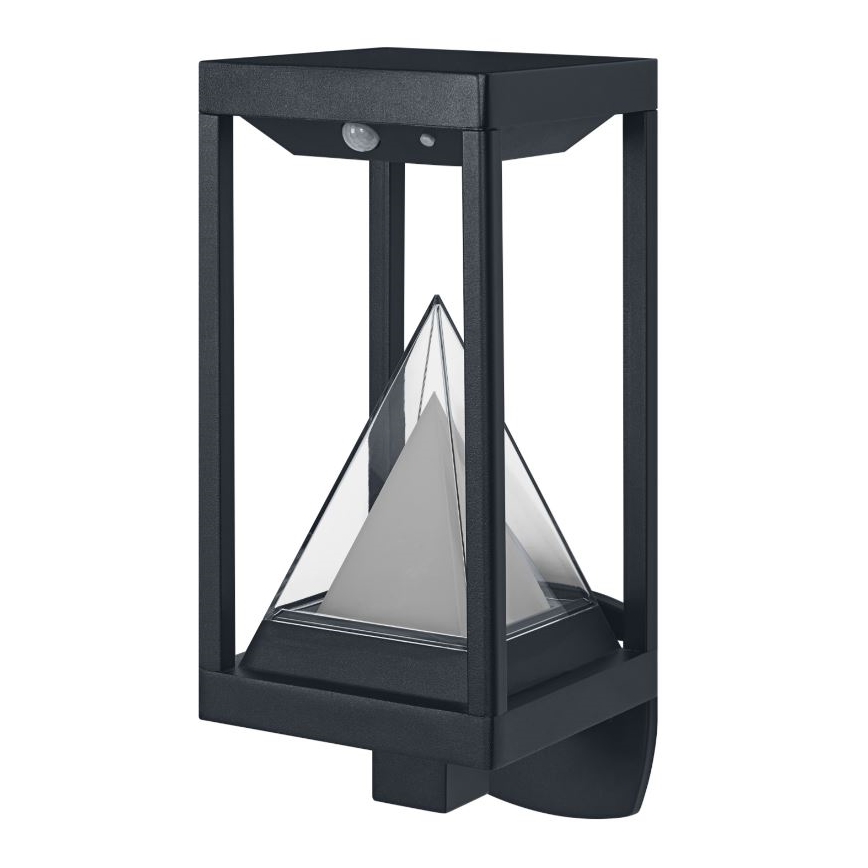 Ledvance - LED RGBW Regulable solar aplique con sensor de movimiento y crepuscular SMART+ ALPS LED/6W/3,7V 2200 mAh 3000K IP44