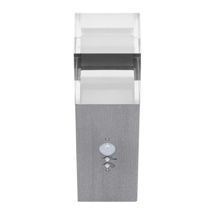 Ledvance - Luminaria de pared LED para exteriores con sensor CRYSTAL 1xLED/5W/230V IP44