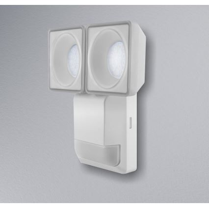 Ledvance - Luminaria de pared LED para exteriores con sensor SPOT 2xLED/8W/230V IP55