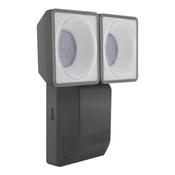 Ledvance - Luminaria de pared LED para exteriores con sensor SPOT 2xLED/8W/230V IP55