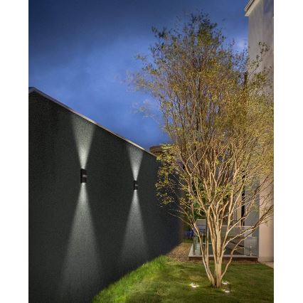 Ledvance - Luminaria de pared LED para exteriores con sensor UPDOWN LED/10W/230V IP55
