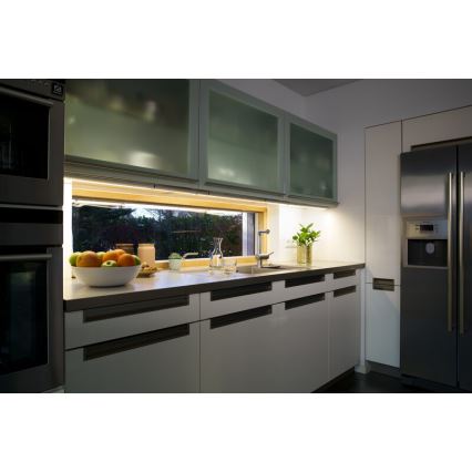 Ledvance - Luminaria LED para bajo mueble con sensor FLAT LED/12W/230V 3000K
