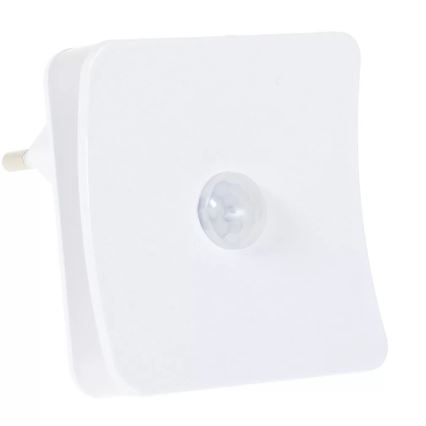 Ledvance - Lámpara orientativa LED RGB para enchufe con sensor LUNETTA LED/0,3W/230V