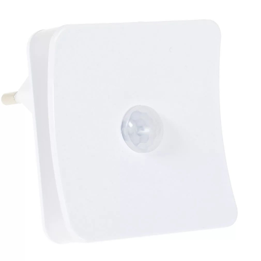 Ledvance - Lámpara orientativa LED RGB para enchufe con sensor LUNETTA LED/0,3W/230V